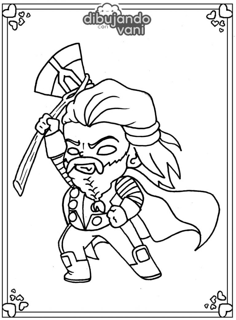 Thor Funko Para Colorear Imprimir E Dibujar Coloringonlycom Porn Sex