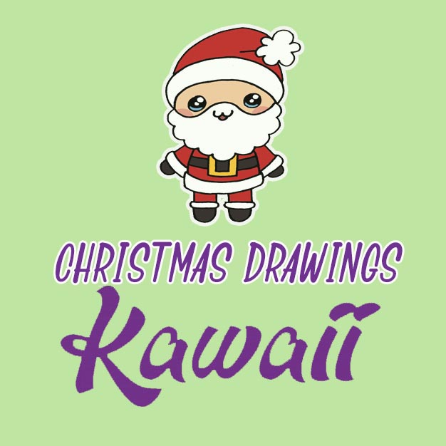christmas drawings kawaii