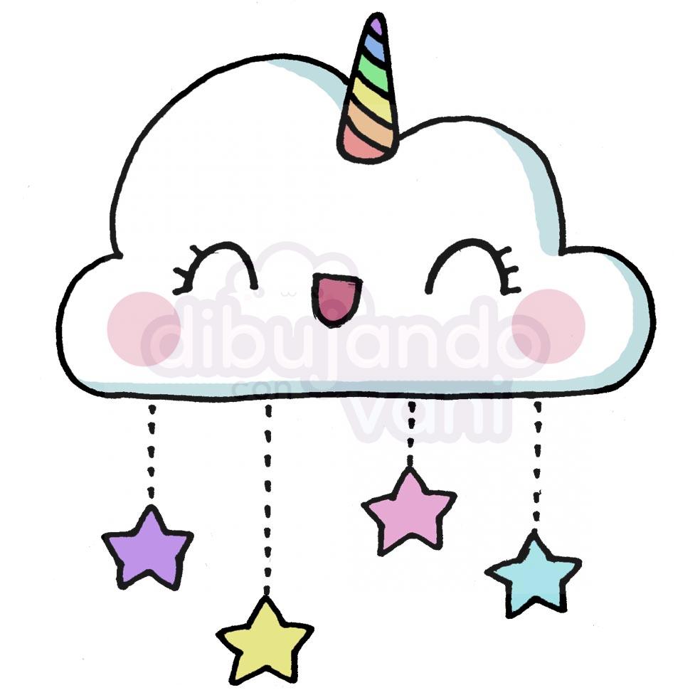 Dibujo Kawaii De Unicornio