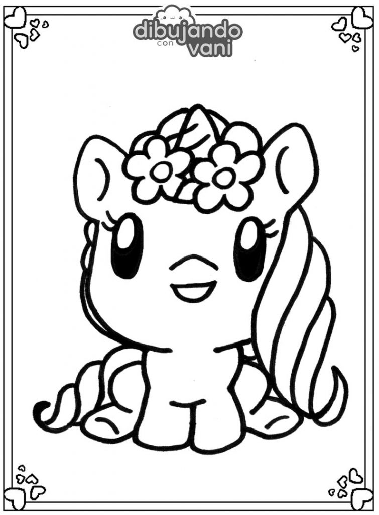 36 Dibujos Para Colorear De Unicornios Kawaiis Images And Photos Finder