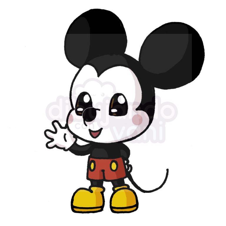 mickey mouse kawaii - Dibujando con Vani