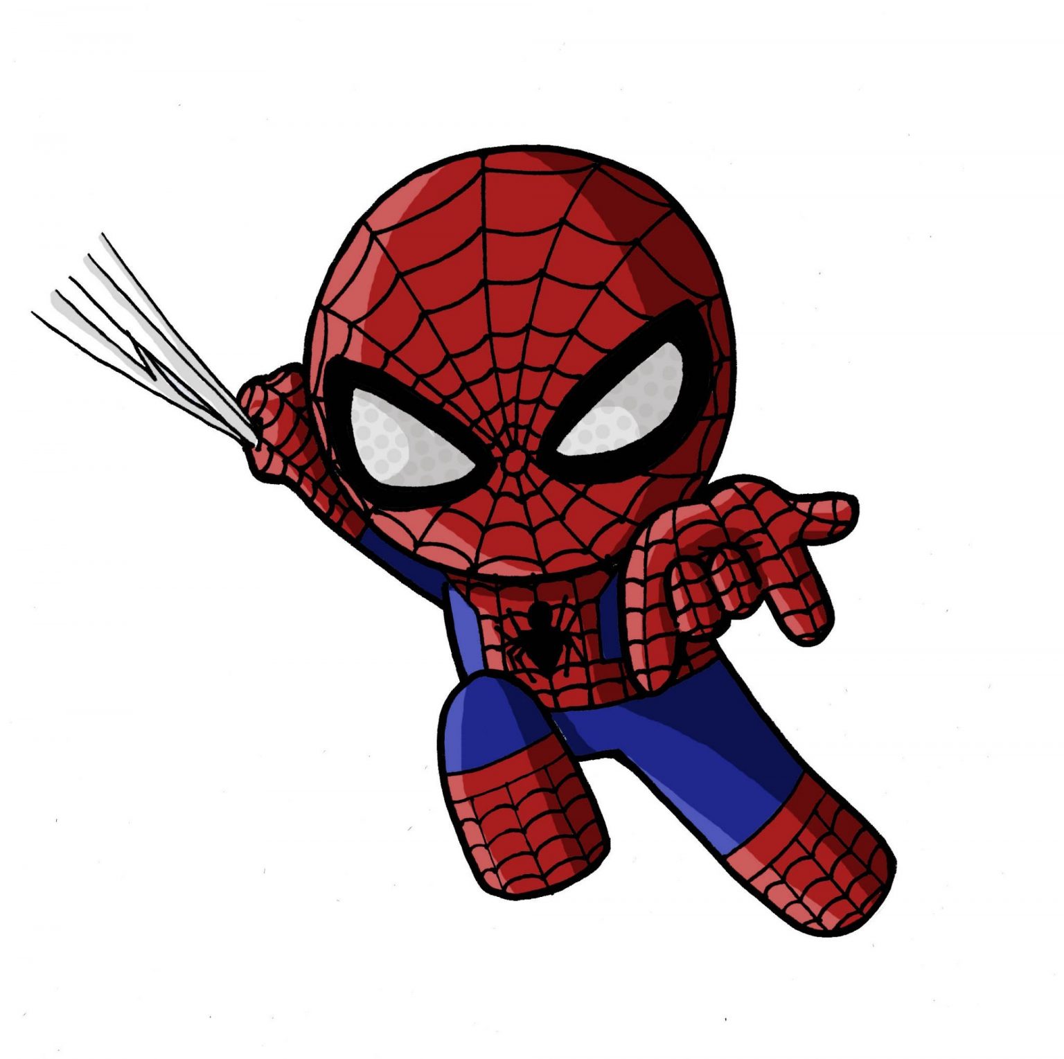 spiderman-kawaii.jpg - Dibujando con Vani