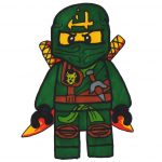 ninja verde lego kawaii - Dibujando con Vani